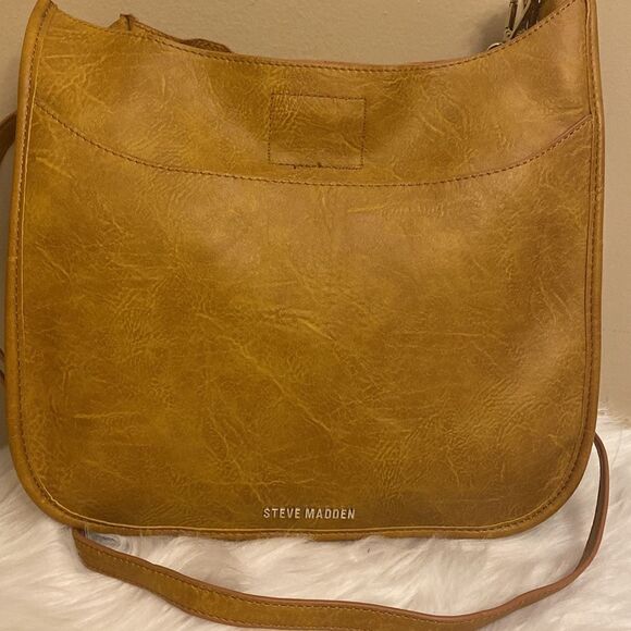 NWT Steve Madden (bingrid) Saddle Crossbody - Chestnut - Picture 9 of 15